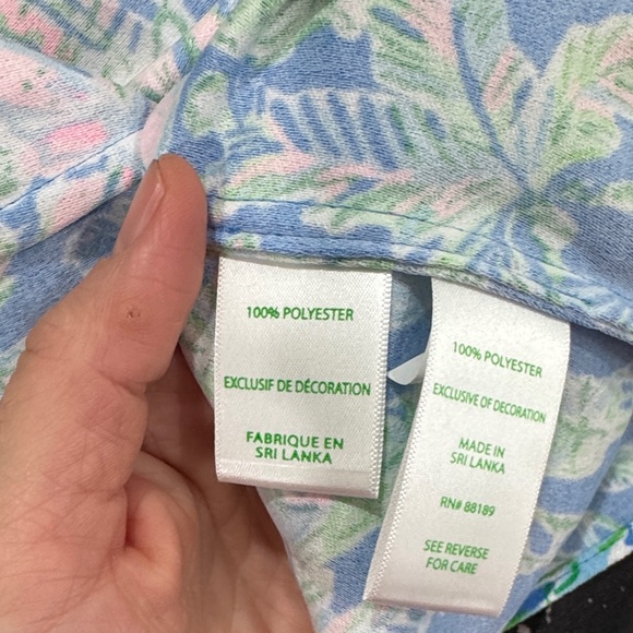 Lilly Pulitzer Jane Shift Boca Blue Beneath the Bougainvillea dress - Picture 8 of 8